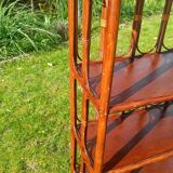 Shelves, rattan bookshelf