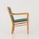 Beech armchair, Danish design, 1970s, designer: Erik Ole Jørgensen, manufacture: Tarm Stole & Møbelf