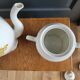 Sugar bowl and coffee pot