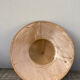 Asian hat in bamboo and vintage metal