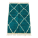 Majorelle blue Moroccan Berber rug with diamonds – 157 × 244 cm