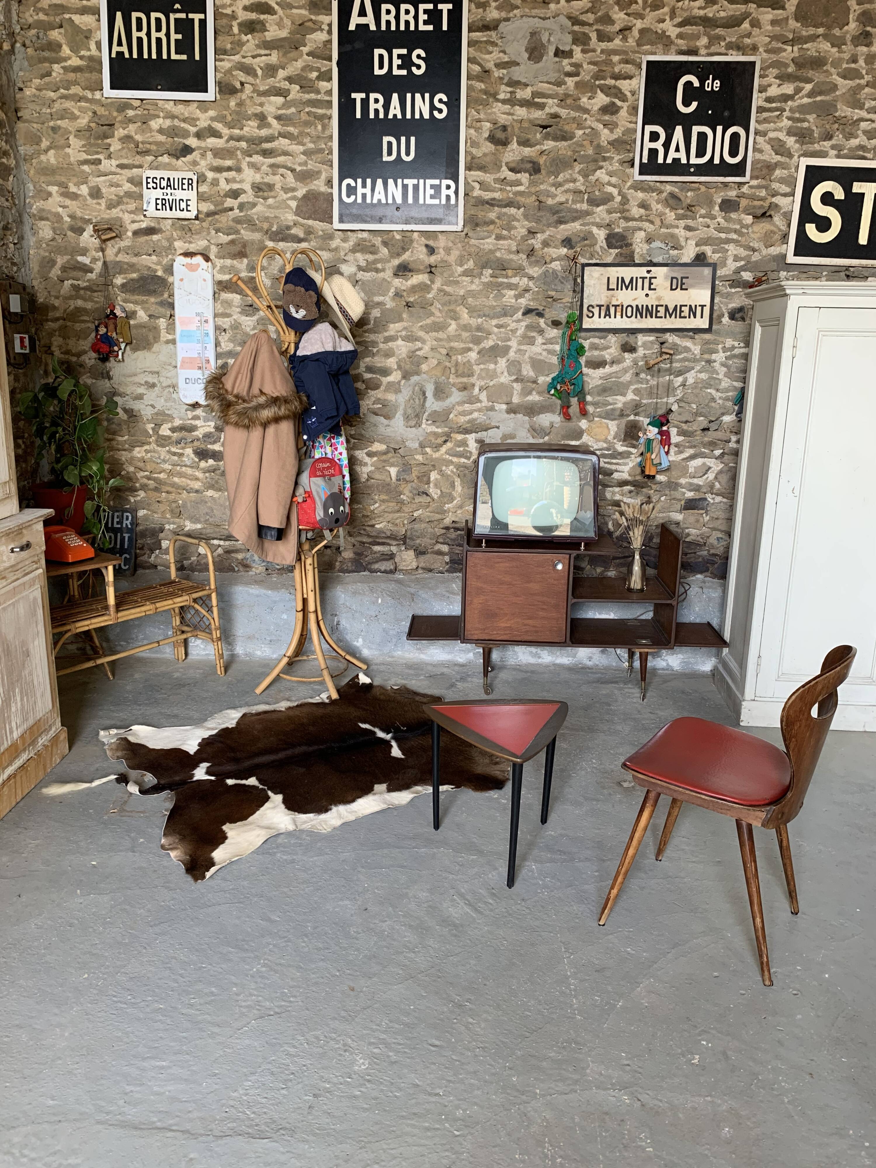 Meuble d'appoint bois vintage
