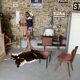 Meuble d'appoint bois vintage