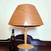 Scandinavian style table lamp designed and manufactured by Lucid France for Hilton Hotel