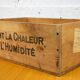 Nestle transport wood box.