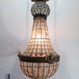 Pair of 1-Light Hot Air Balloon Chandeliers