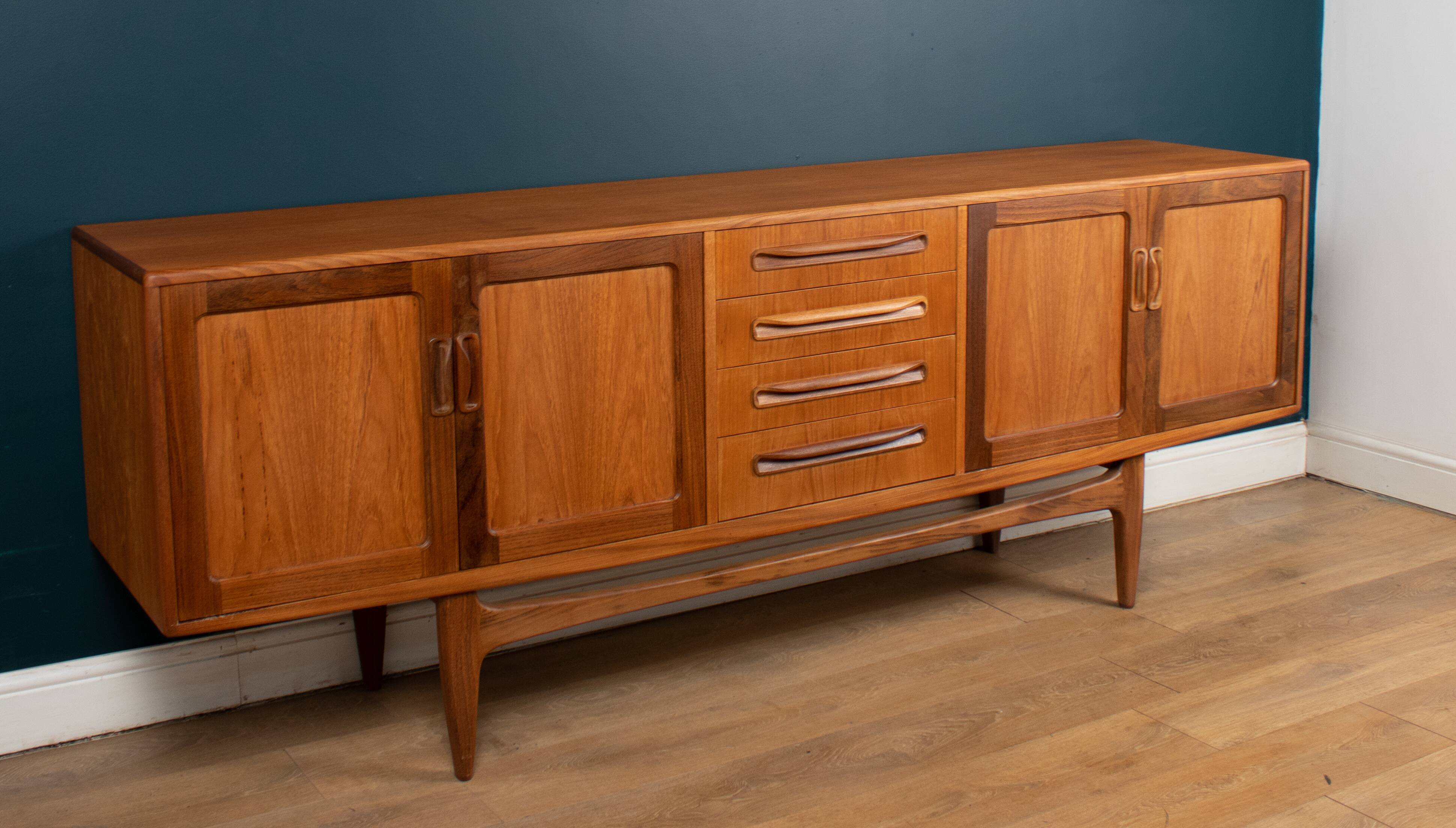 Long Restored Teak Retro 1960s G Plan Fresco Long John Mid Century Sideboard
