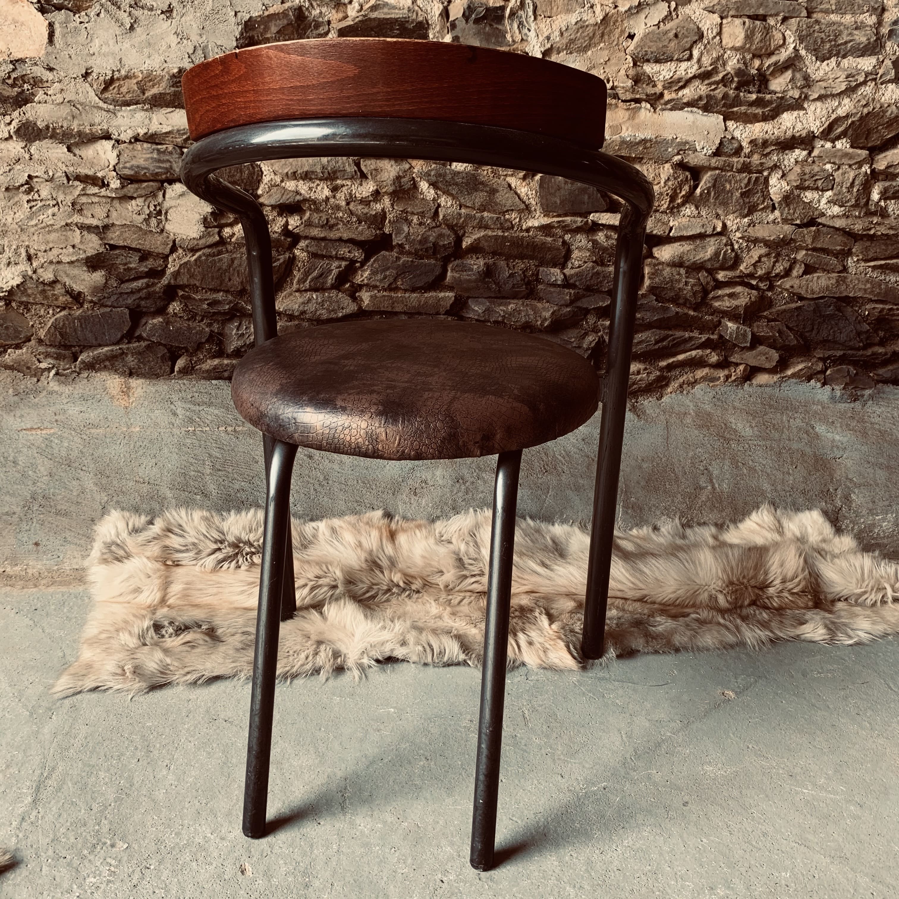 Set of 4 Stif armchairs