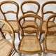 Suite chaises campagne cannage