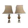 Paire de lampes Maison Charles