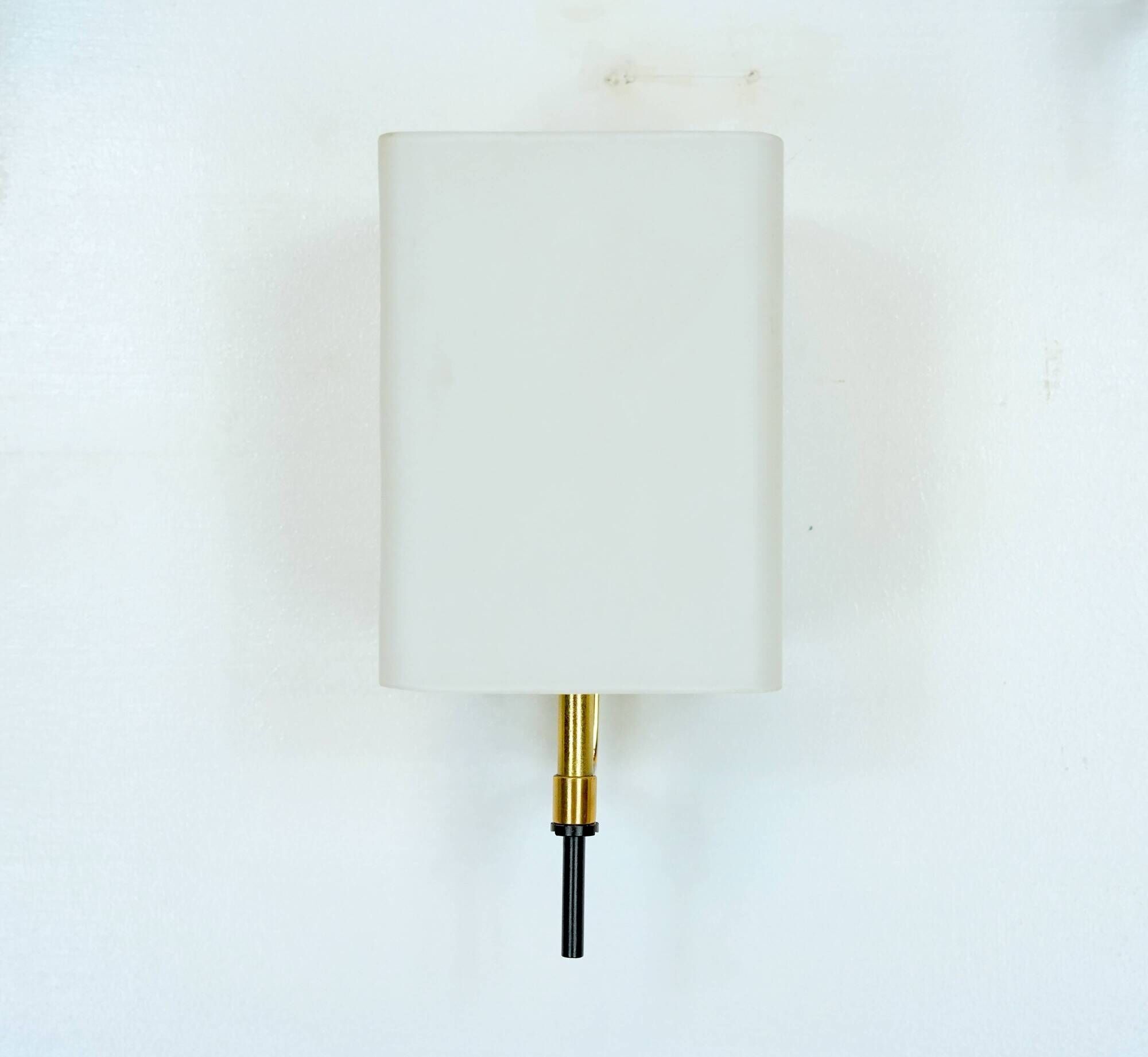 Set of five Mid-century sconces in Stilnovo manner. Italy 1950s