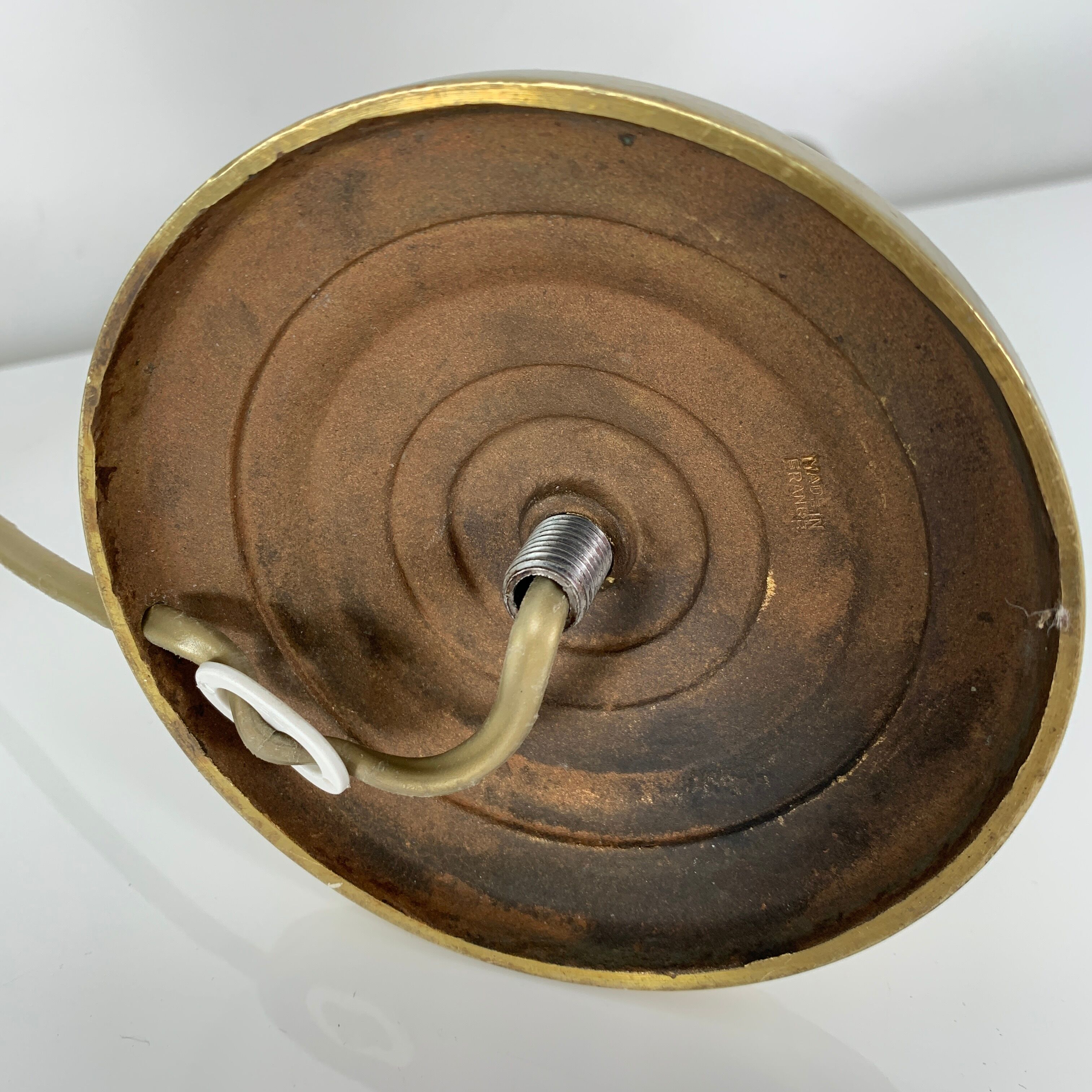 Pair of gilded bronze candlestick lamps gossip style French Empire