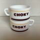 Paire de tasses choky arcopal