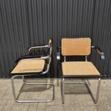 Cesca b64 armchair design Marcel Breuer, years 70