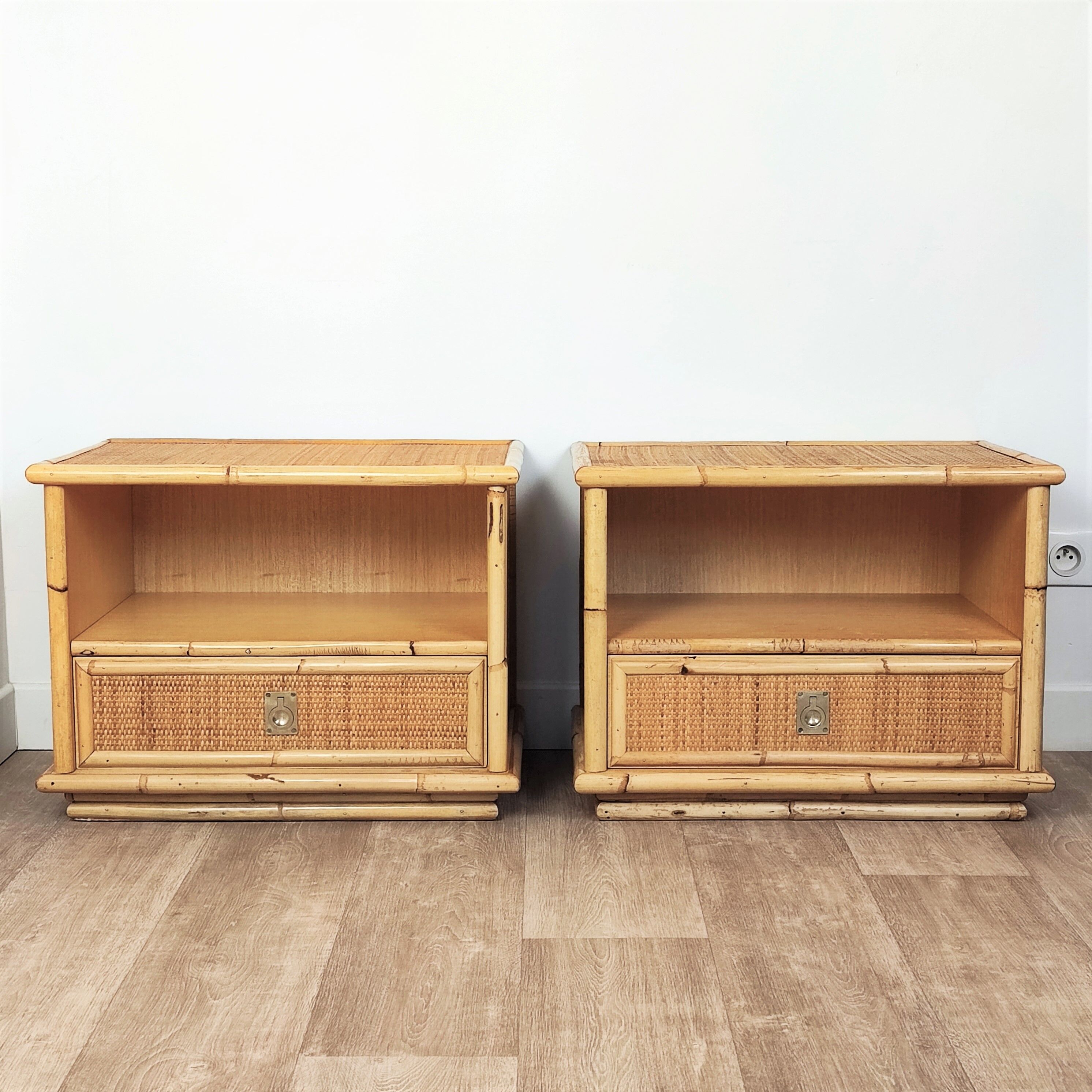 Rattan bedside Dal Vera