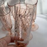 Vintage rose flutes