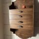 Antique piece of furniture with walnut drawers to hang