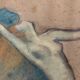 Tableau dessin de danseuse de Gaetano de Gennaro, 1930