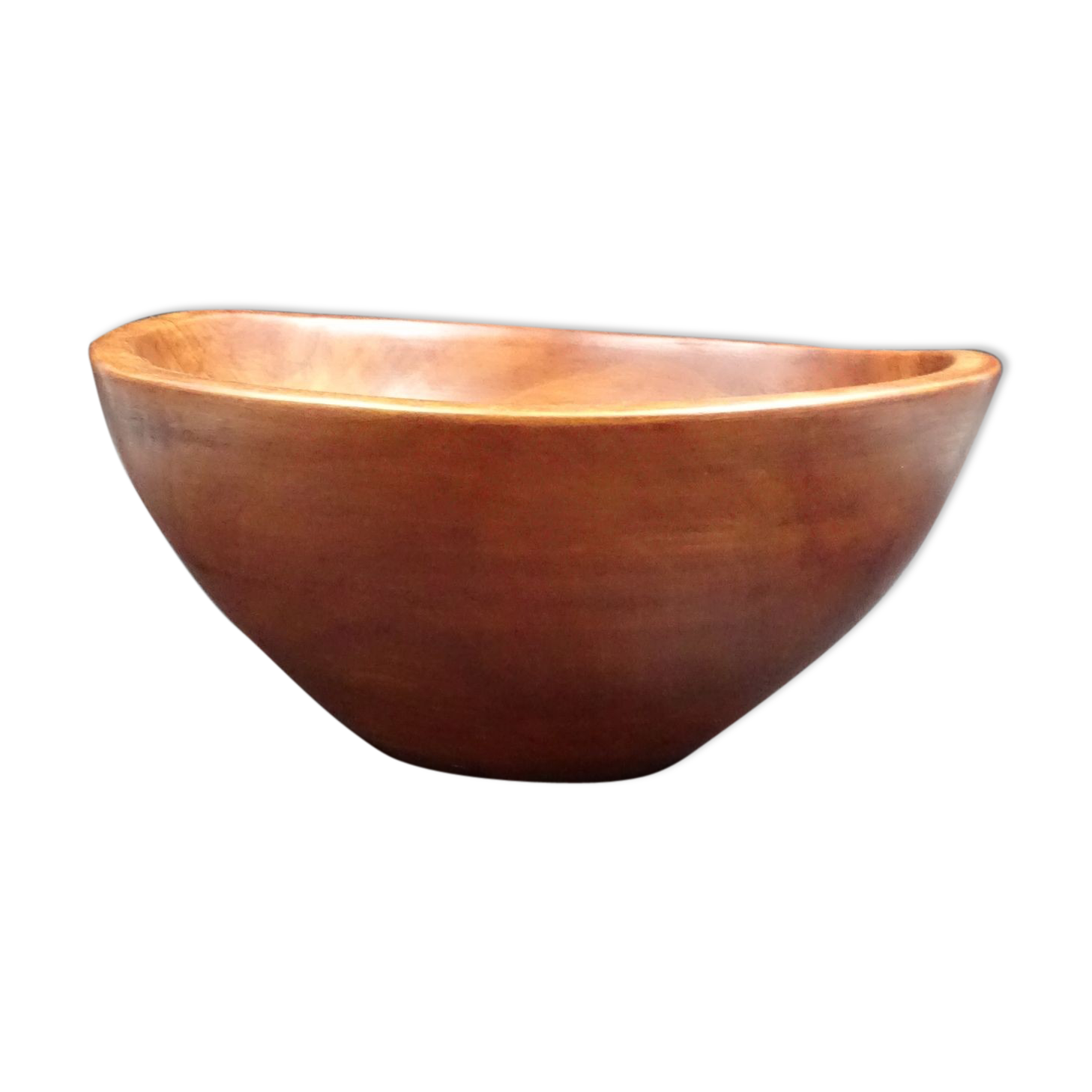 Coupe en bois objet déco et vintage des années 1970