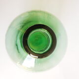 Vintage Ayelense Green Glass Demijohn
