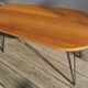 Table basse surf 1960 tripode pieds eiffel