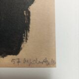 Marie-Paule Duault, abstract drawing, 1957