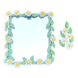 Vintage Italian metal mirror