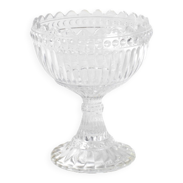 Bol en pied vintage traditionnel finlandais Marimekko / Iittala / années 2000