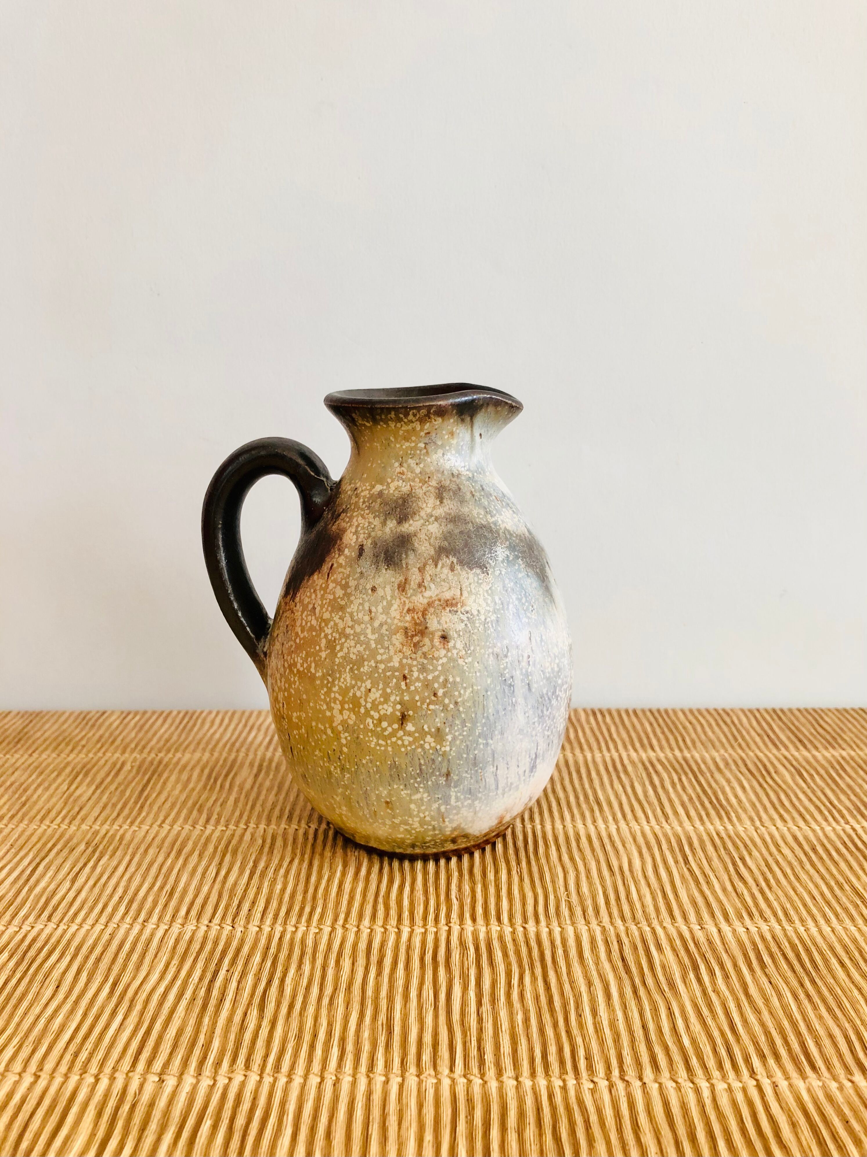 Ceramic soliflore vase by Willy Biron, Belgium 1950