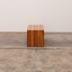 Modular beech set of two room dividers with benches, 1970 Italy