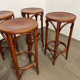 Set of 6 Thonet bar stools
