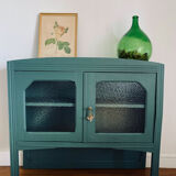 Top of glass buffet china cabinet