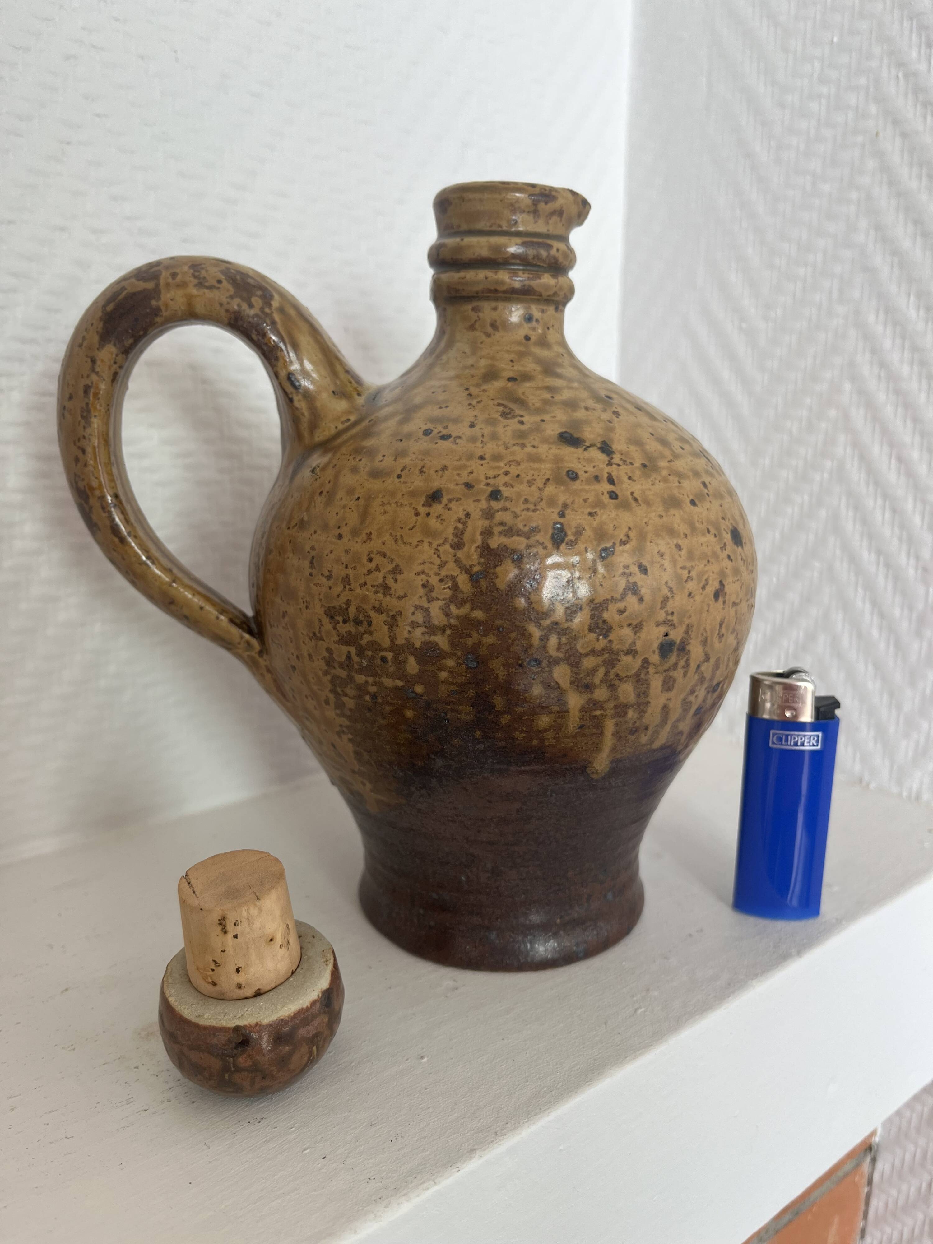 Liquor carafe signed André Bodin La Borne