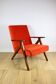 Fauteuil B-310 VAR en velours structuré orange - 2 pièces disponibles