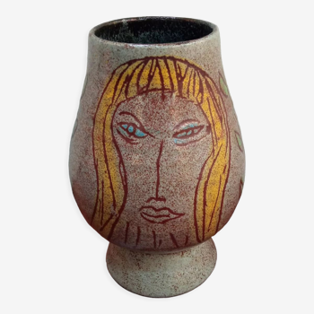 Vase céramique signé Accolay