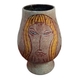 Ceramic vase signed Accolay