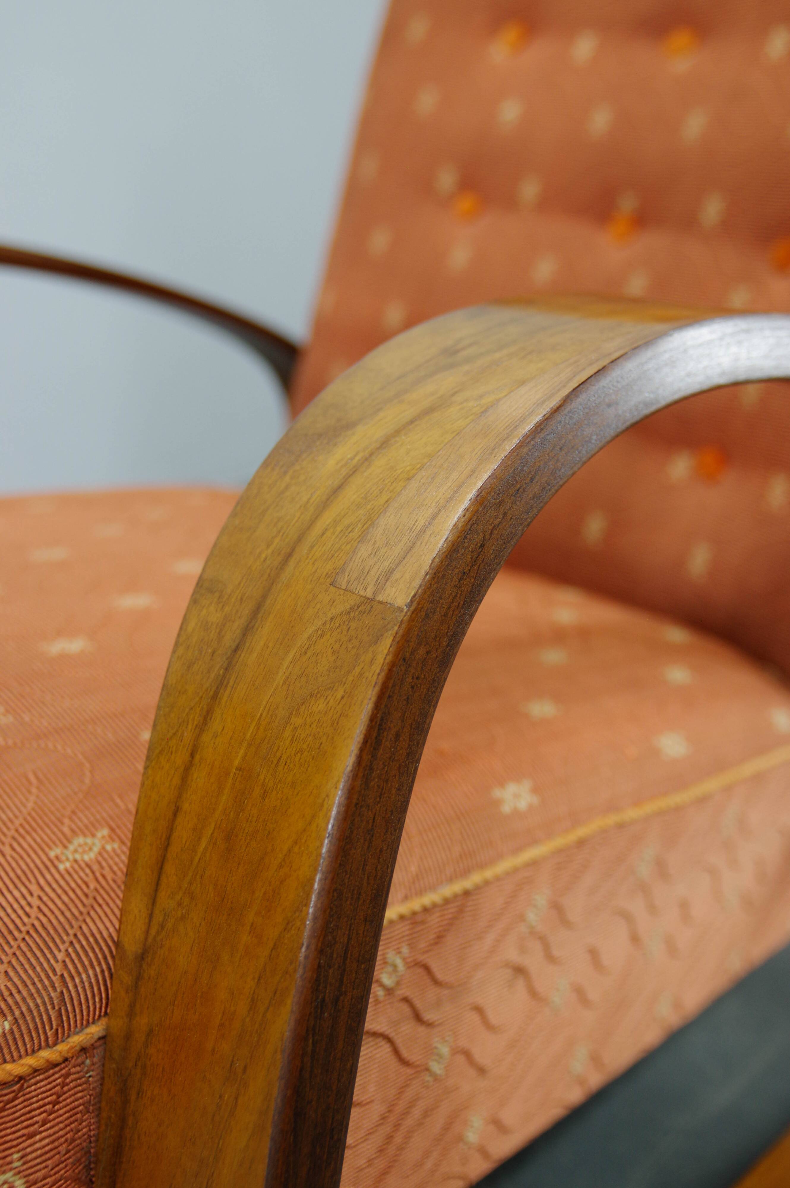 Tank Armchair by Miroslav Navratil, Laminated Bentwood, 1930s