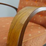 Tank Armchair by Miroslav Navratil, Laminated Bentwood, 1930s