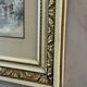 Paire de tableaux en soie