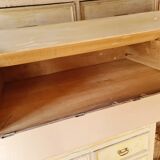 Craft furniture haberdashery - tall patinated chest of drawers - XXL chest of drawers