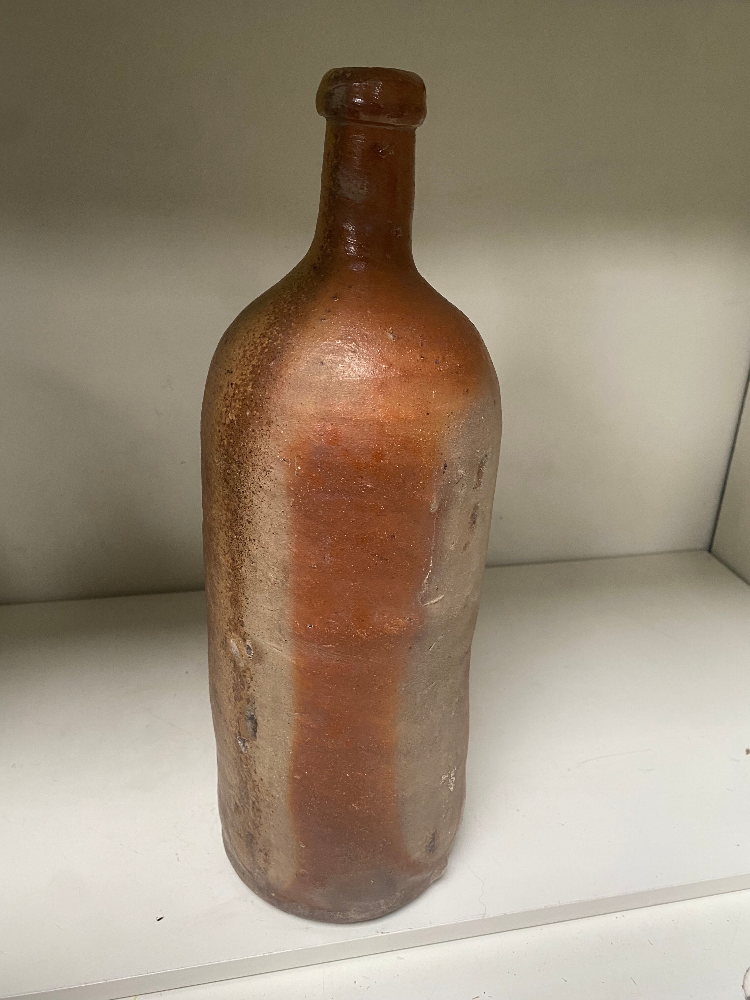 Old sandstone bottle