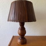Large teak lamp from the 60s