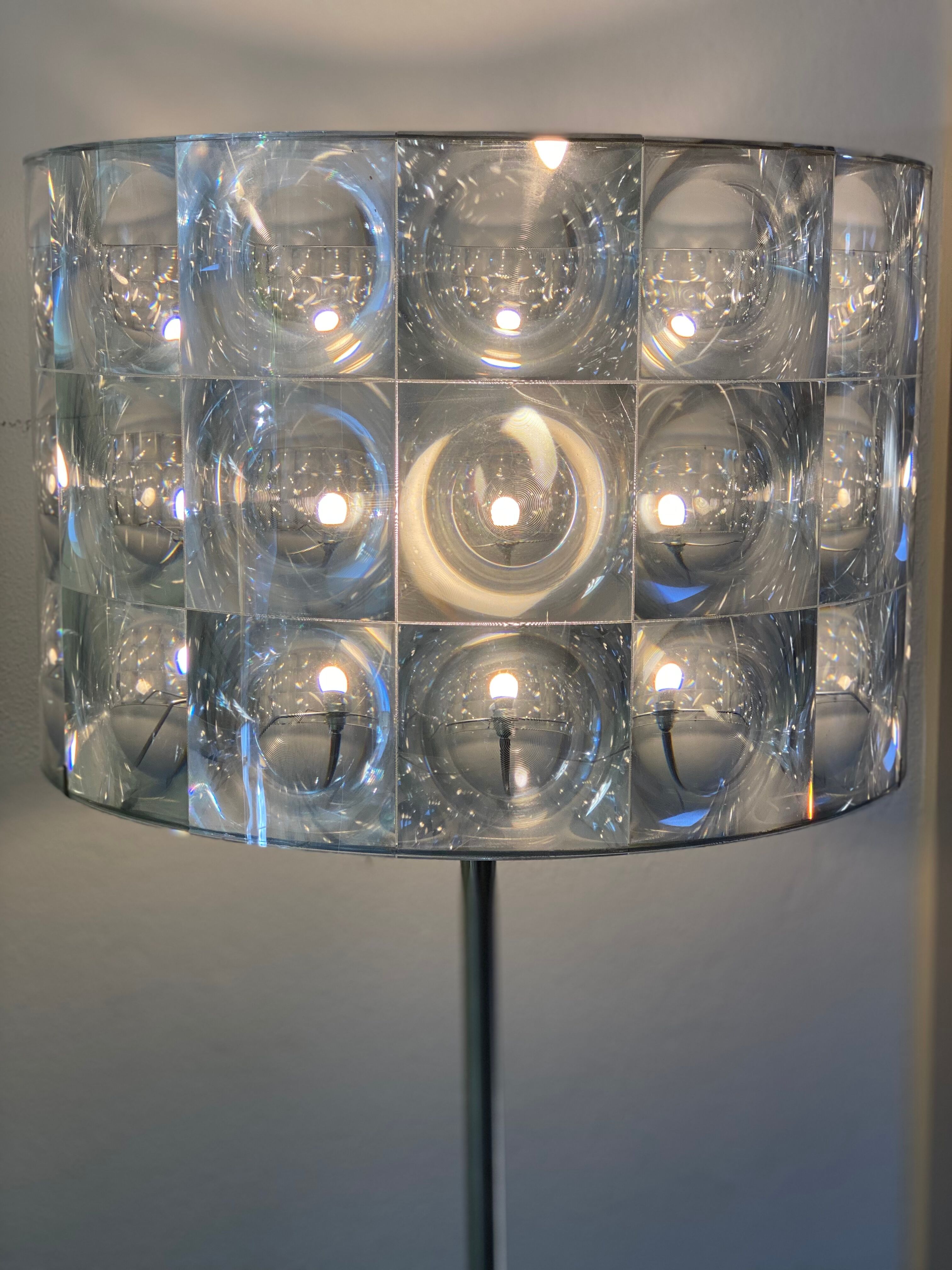 Jan de Bouvrie Madonna Lamp Base with a Lighthouse Reflective Lamp Shade