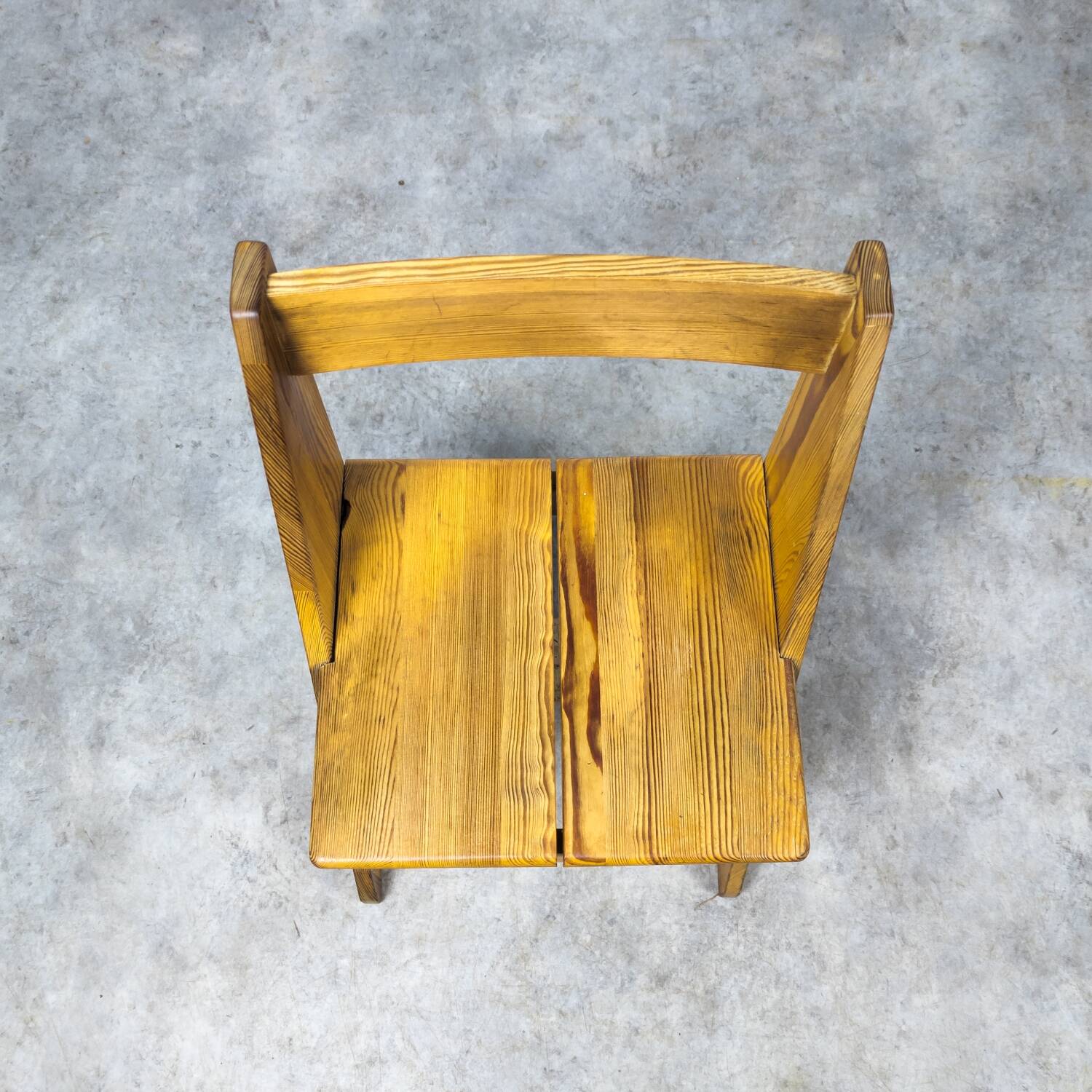 Solid pine sculptural chair by Gilbert Marklund for Furusnickarn
