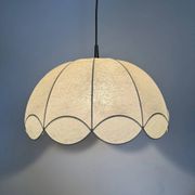 German mid-century "Cocoon" wavy chandelier by Goldkant, 1970s