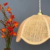 Suspension lamp vintage pink