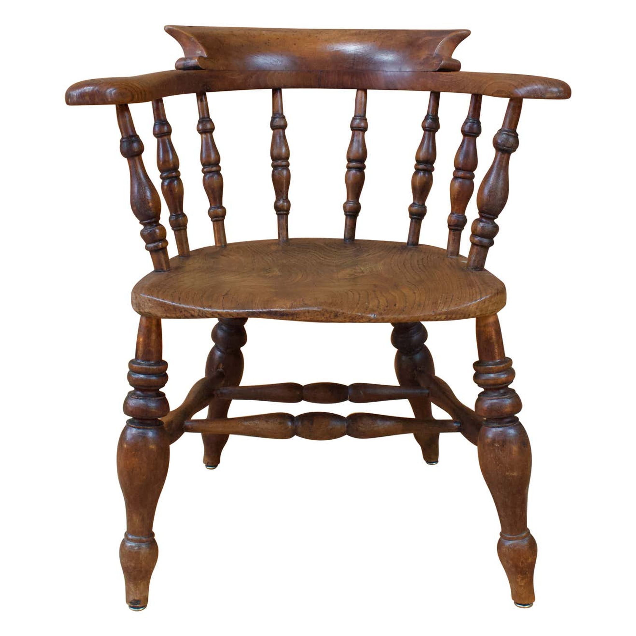 Victorian captain's chair 19th century