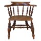 Chaise de capitaine victorienne 19ème siècle