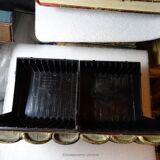 Lot of 4 cd racks for 40 cds - walter scott fake book front - made in uk vintage