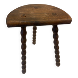 20th century tripod wooden stool
